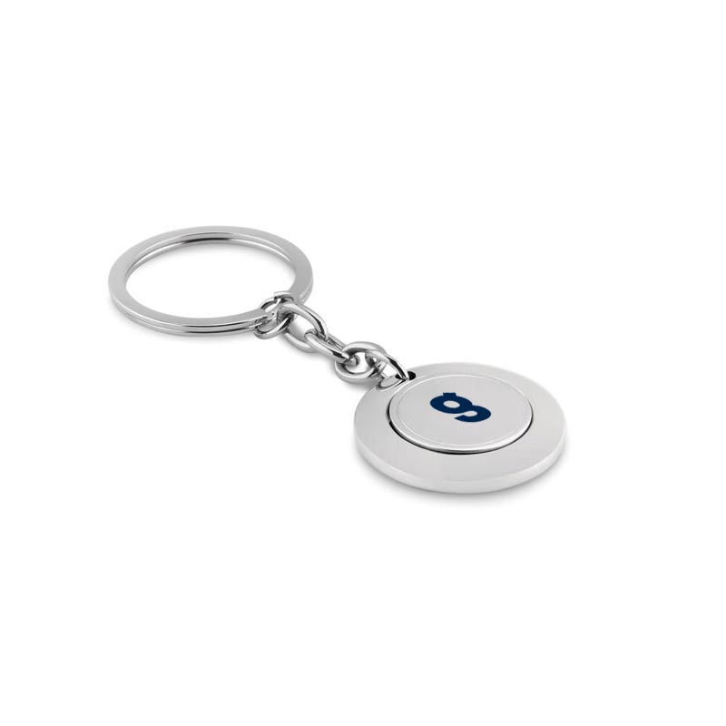Porte-clés personnalisé avec jeton aimanté  Flat Ring