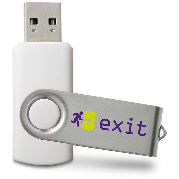 Clé USB publicitaire Swivel - Clé USB personnalisable - bleu 