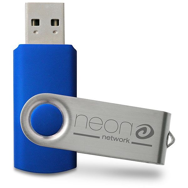 Clé USB publicitaire Swivel - Clé USB personnalisable - jaune 