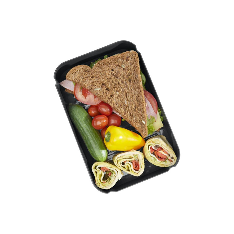 Lunch box en plastique recyclé Titane_2