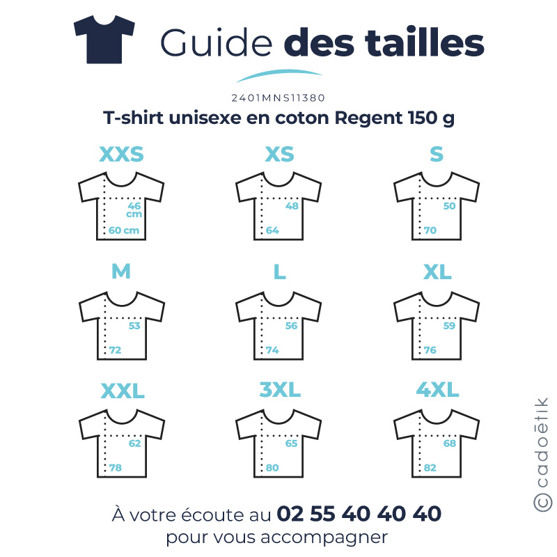 T-shirt unisexe en coton Regent 150 g_7