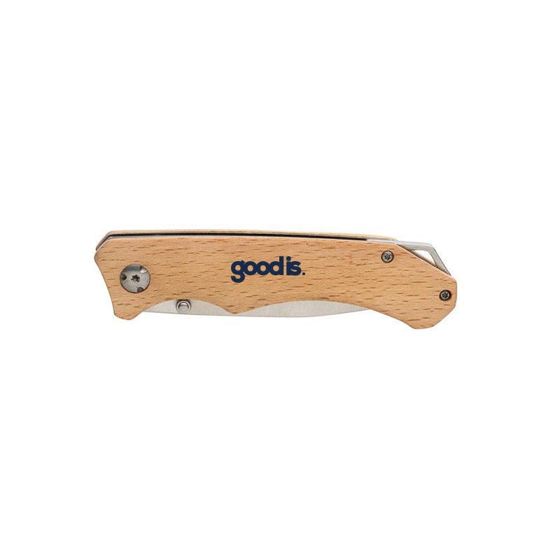 Couteau de poche à manche en bois certifié Rockwood_3