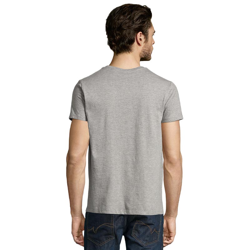 tee-shirt publicitaire homme en coton bio - coloris gris