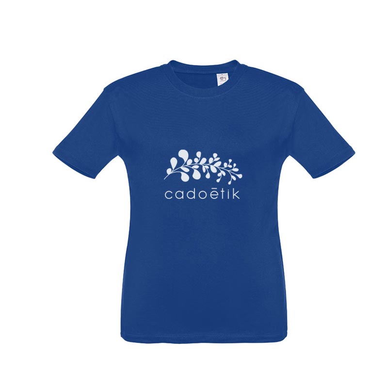 T-shirt personnalisable unisexe pour enfant Quito couleur - textile publicitaire