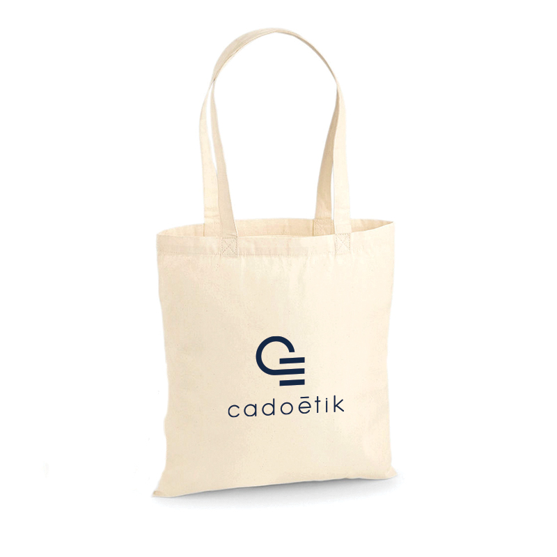 Tote bag publicitaire - Goodies entreprise Coton 130G  Ecru Kanpur
