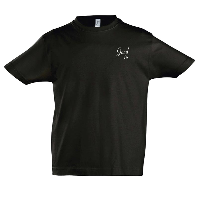 tee-shirt personnalisé pour enfant imperial - coloris noir