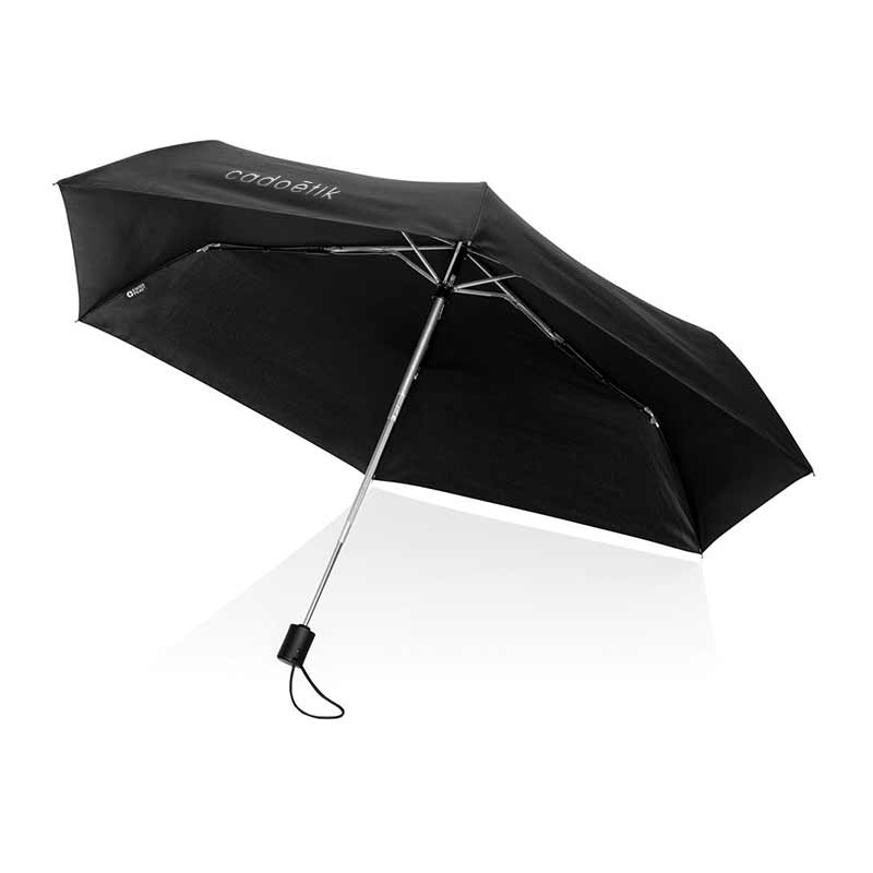 Mini parapluie publicitaire pliable en rPET Aware™ Swiss Peak_1