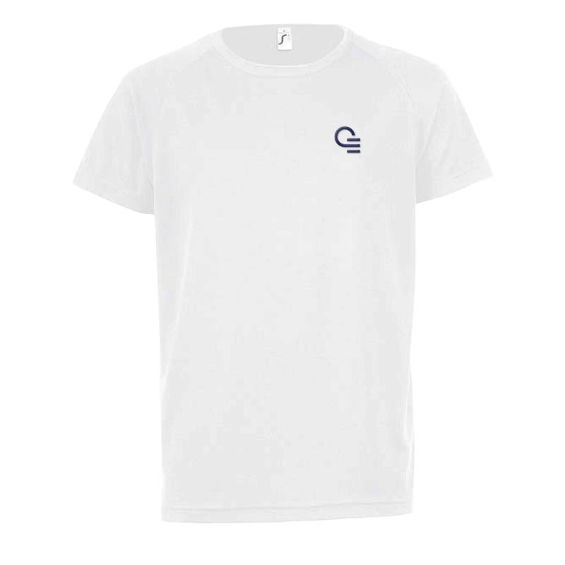 T-shirt publicitaire Sporty taille enfant - Coloris blanc