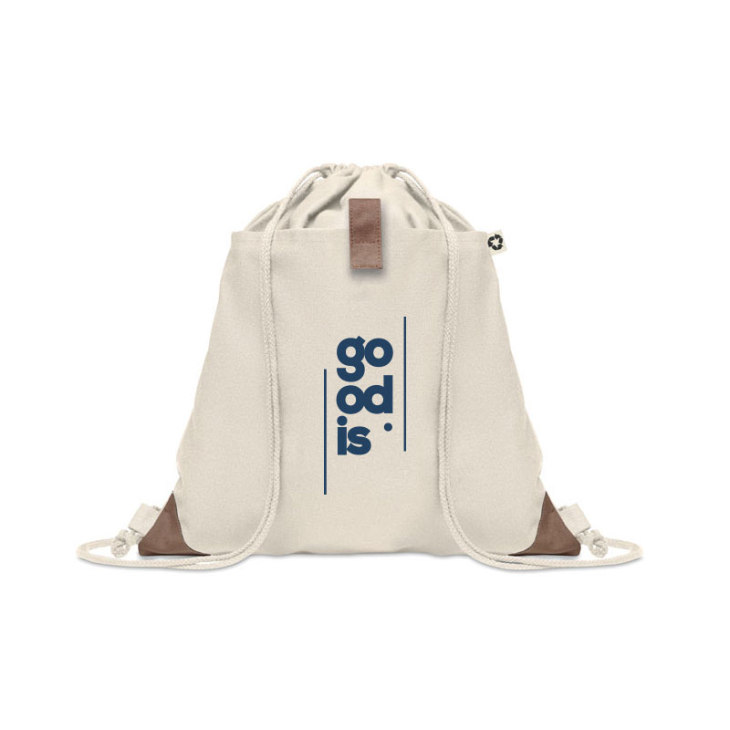 Gym bag en coton recyclé Panda Bag 220 g_3