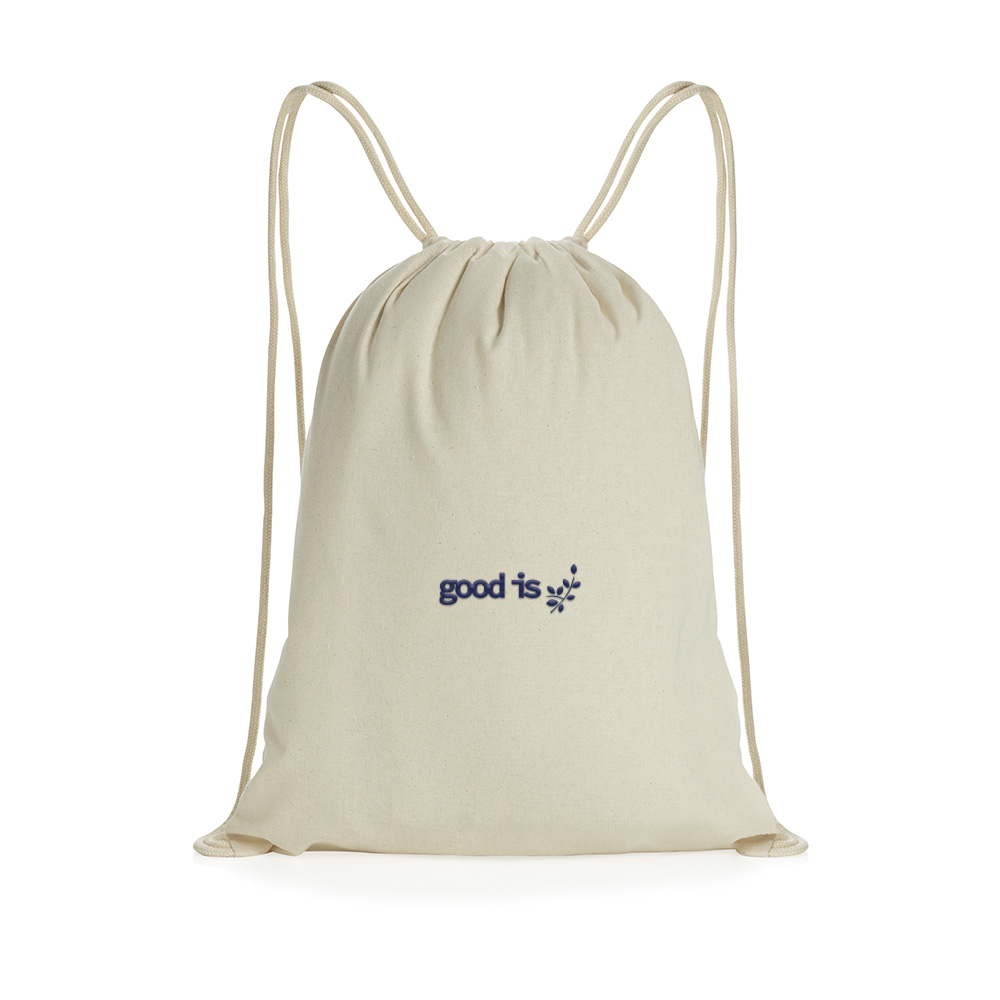 gym bag publicitaire en coton recyclé Impact Aware™ 4