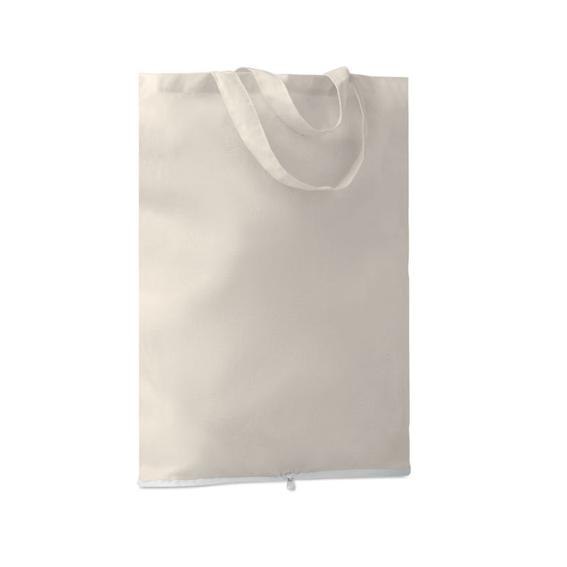 Sac shopping publicitaire pliable Foldy - sac en coton personnalisé