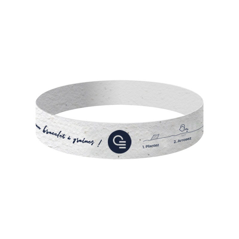 Goodies festival - Bracelet personnalisable à graines Greeen