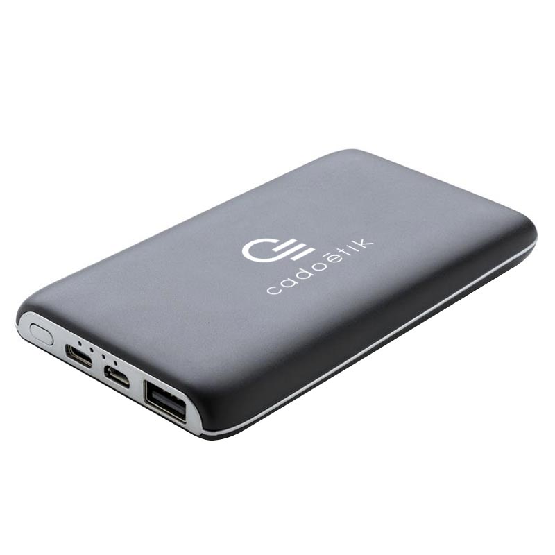 Powerbank publicitaire 4000 mAh Inducty - chargeur induction personnalisable