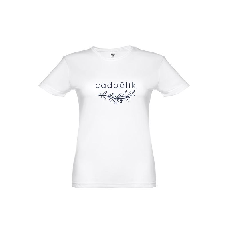 T-shirt personnalisé technique femme Nicosia B - blanc