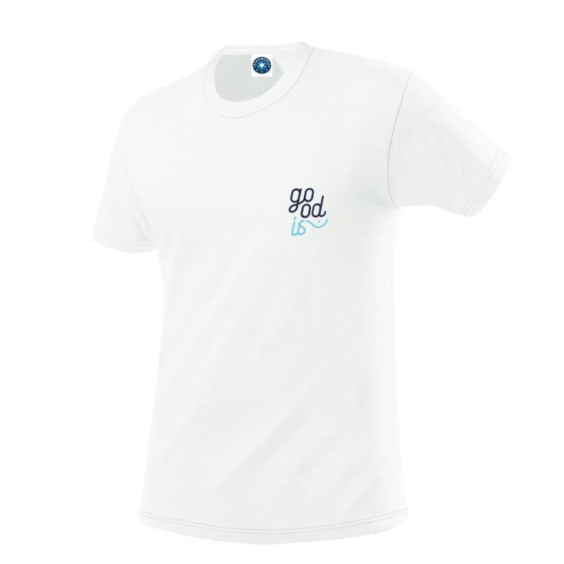 T-shirt publicitaire homme en coton bio Organic Tee - Coloris blanc