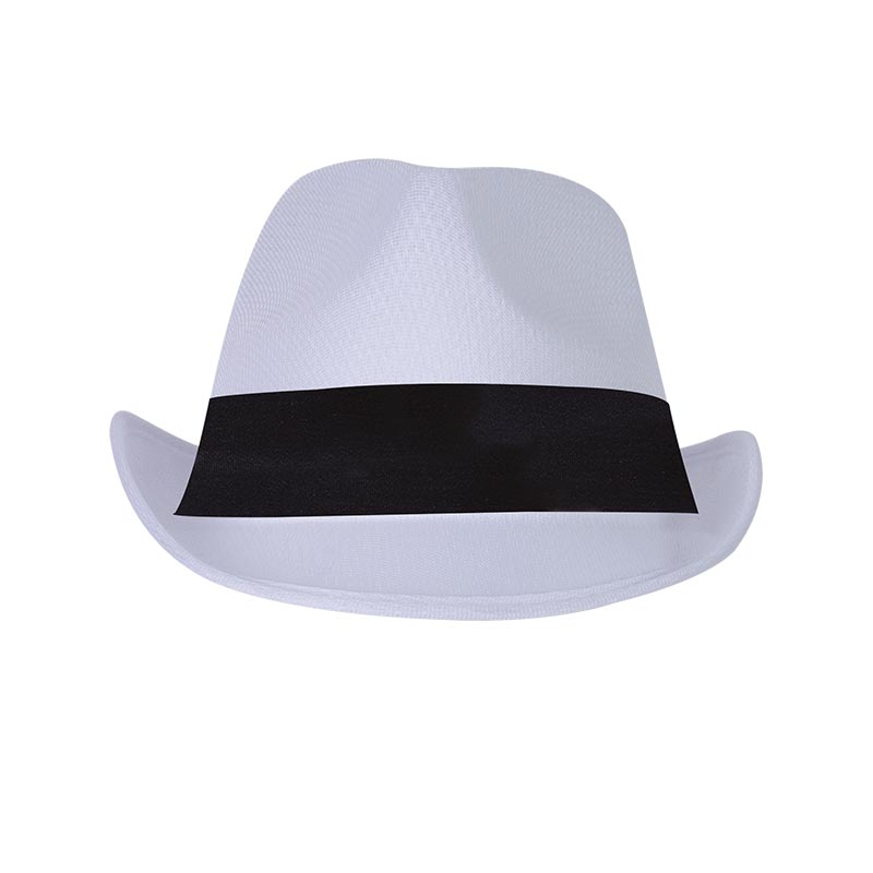 Cadeau d'entreprise - Chapeau publicitaire Panama Evènement - noir