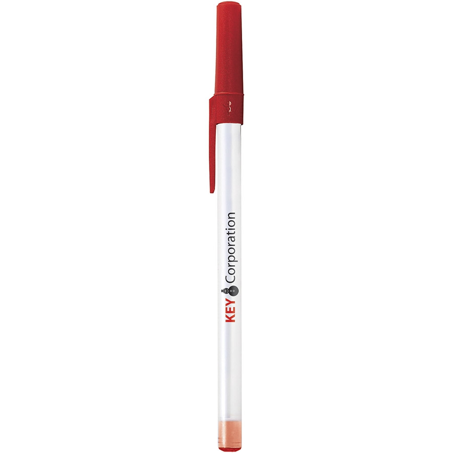 Stylo personnalisable recyclé BIC® Ecolutions Round Stic Bille