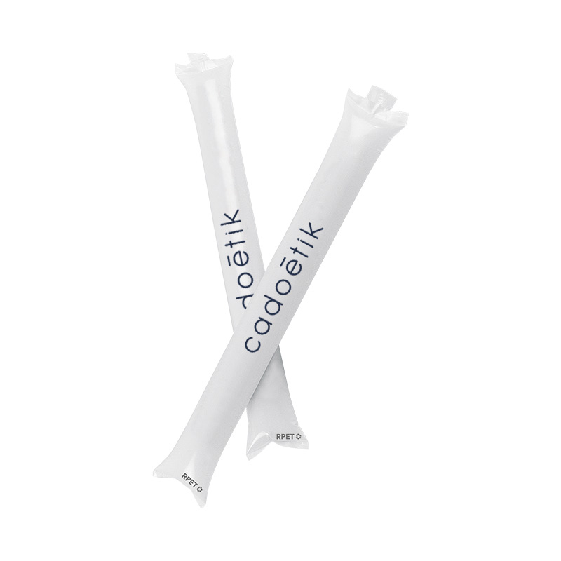 Set de 2 bâtons de supporter gonflables en plastique recyclé rPET Viorix_1