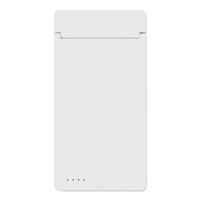 Batterie de secours blanche pour téléphone portable personnallisable