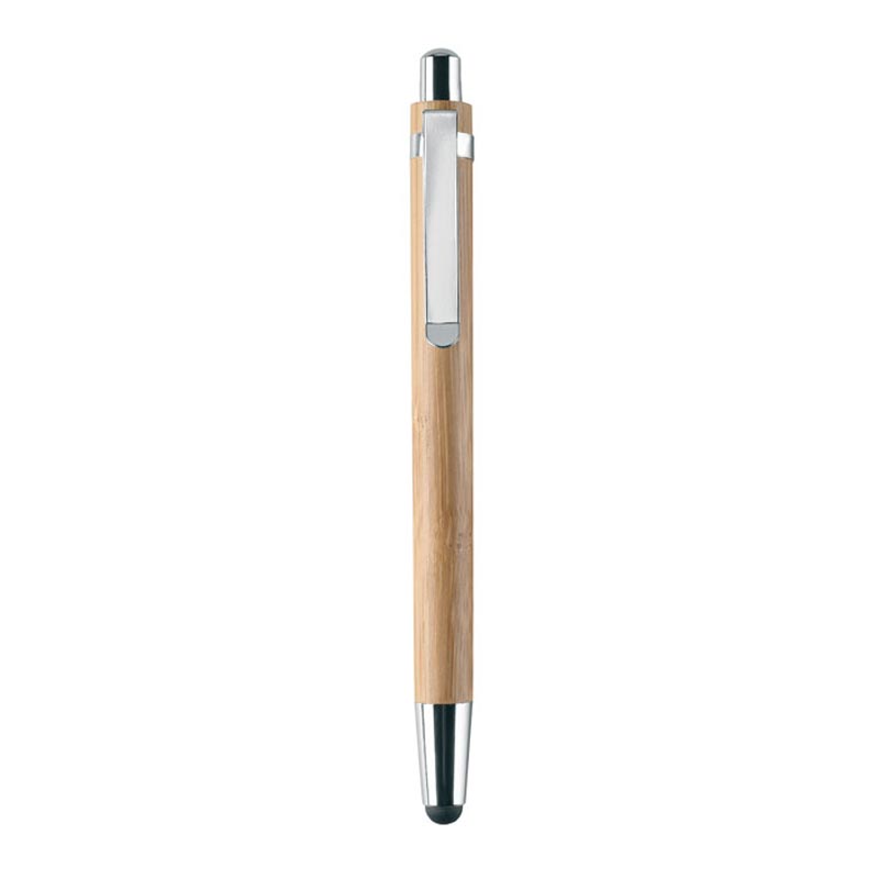 Parure stylo bille et portemine en bambou Bambooset_5