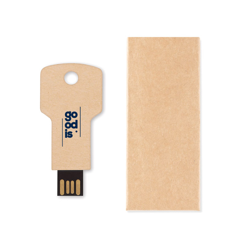 Clé USB en papier Kraftech 2_3