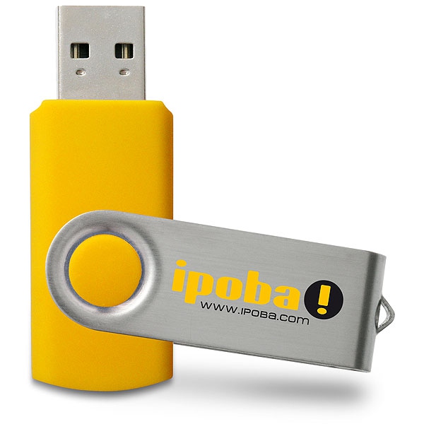 Clé USB publicitaire Swivel - Clé USB personnalisable - violet PMS2607