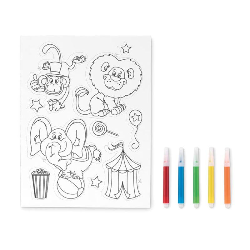 Goodies - Magnets aimantés publicitaires à colorier Magcolour