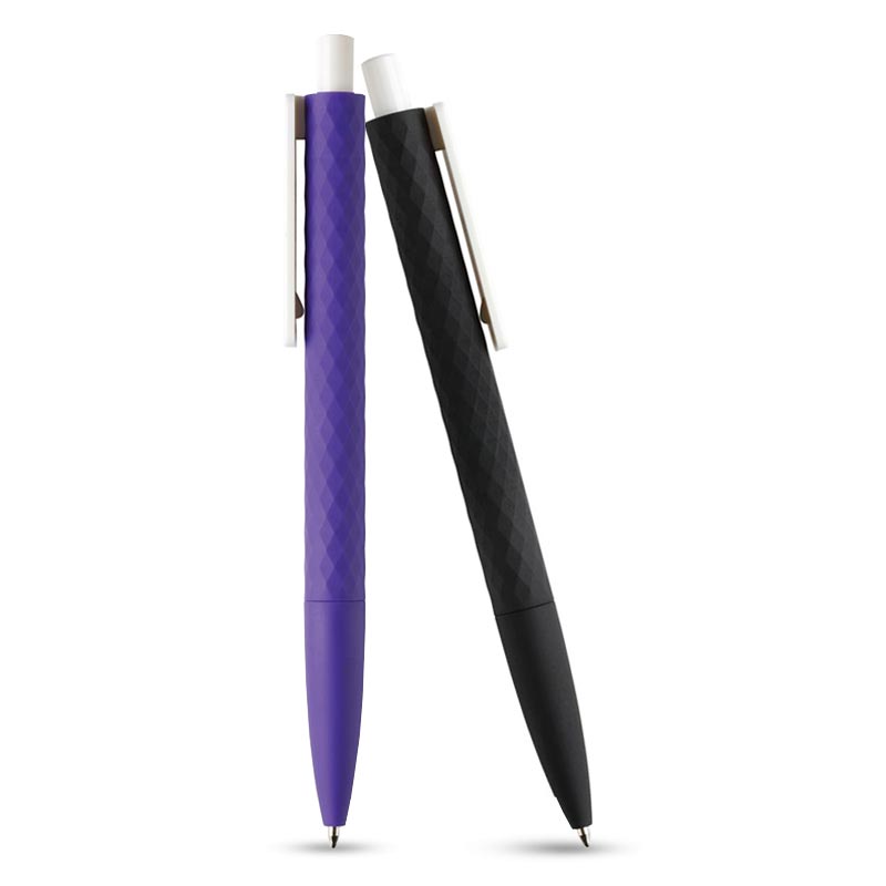 Stylo bille publicitaire X3 Smooth Touch bleu - stylo personnalisable