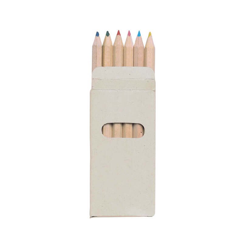 Etui 6 crayons de couleur Rainbow