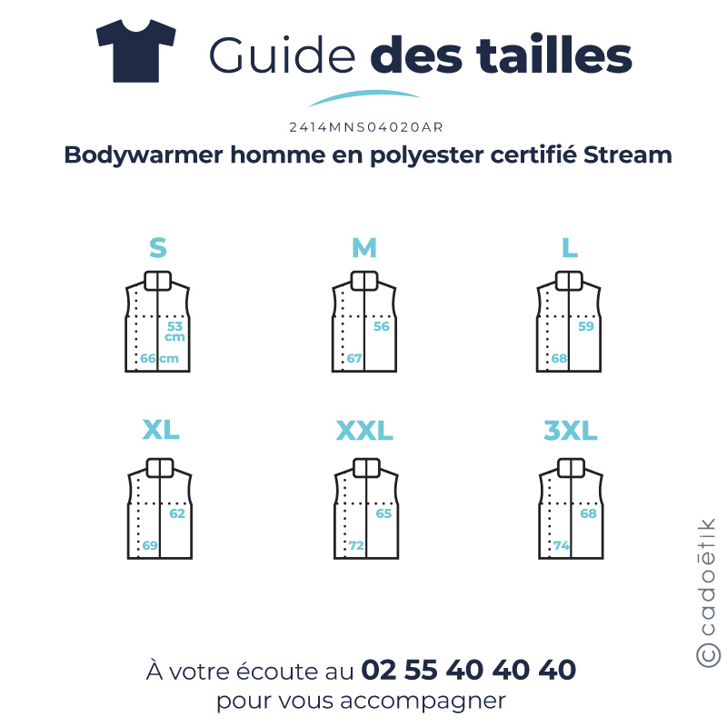 Bodywarmer homme en polyester certifié Stream_5