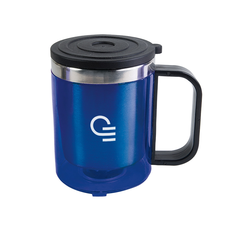 Mug isotherme 22 cl Double - Mug personnalisable - bleu