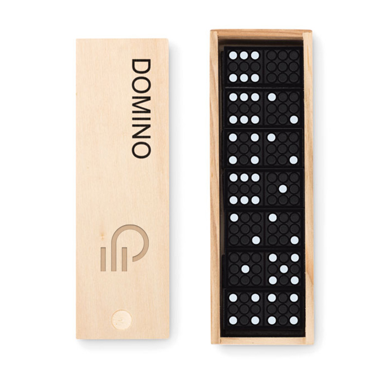 Goodies-Loisirs - Jeu de domino dans une boite personnalisable Domino