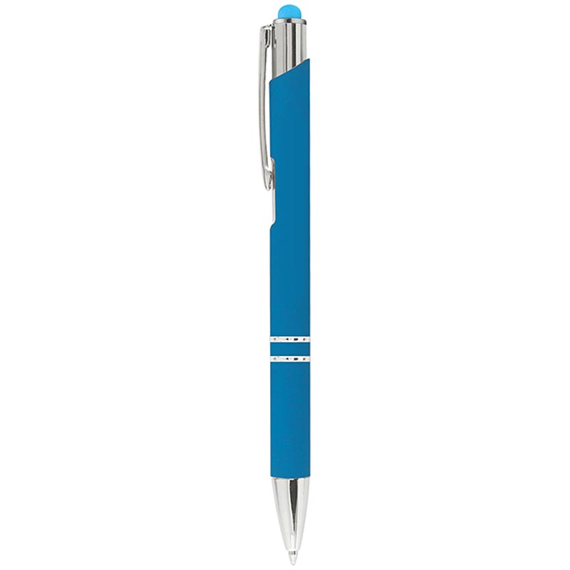 Stylo bille publicitaire Bing Soft Touch - stylo-stylet personnalisable