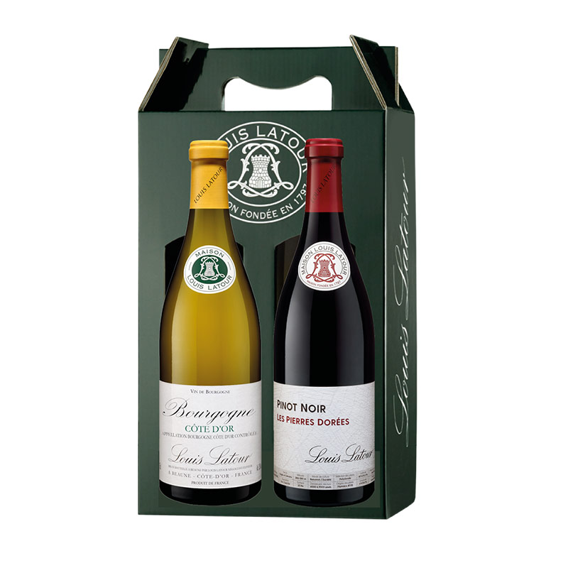 Coffret vin 2 Bouteilles de Bourgogne Domaine Louis Latour_1