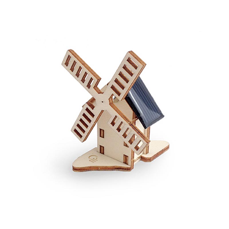 Cadeau d'entreprise écologique - Mini moulin en bois 9 cm
