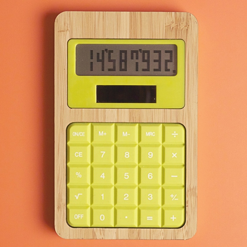 Calculatrice publicitaire écologique Silical - Calculatrice solaire 