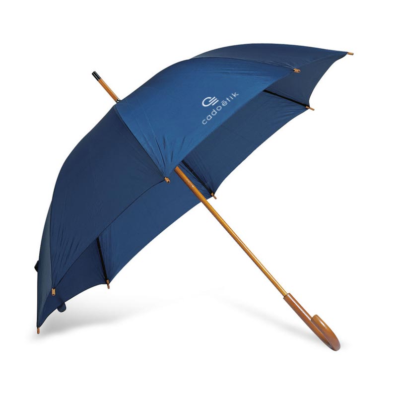 Parapluie droit avec poignée en bois Cala_1