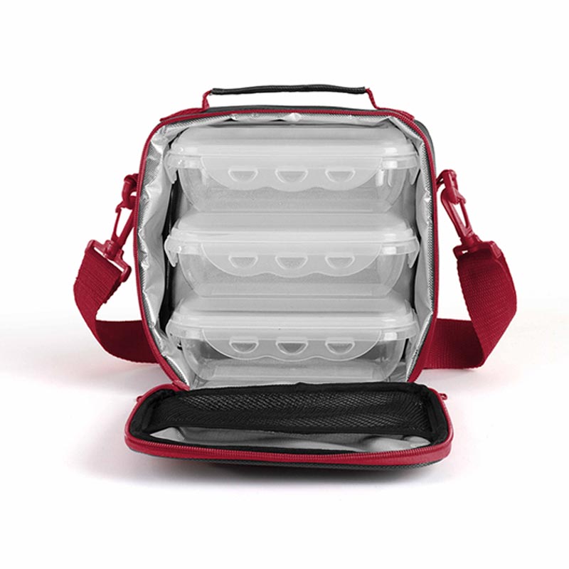 Set sacoche isotherme personnalisable lunch box Cody - Intérieur