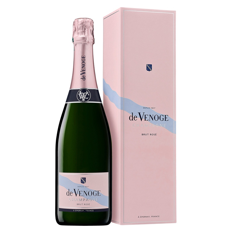 Champagne Cordon Bleu Rosé Brut - cadeau d'affaires