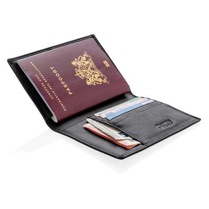 Cadeau d'entreprise - Porte-passeport publicitaire RFID Swiss Peak