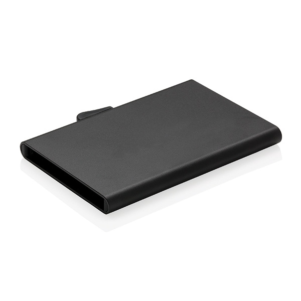 Porte-cartes personnalisable en aluminium anti-RFID C-Secure Trust
