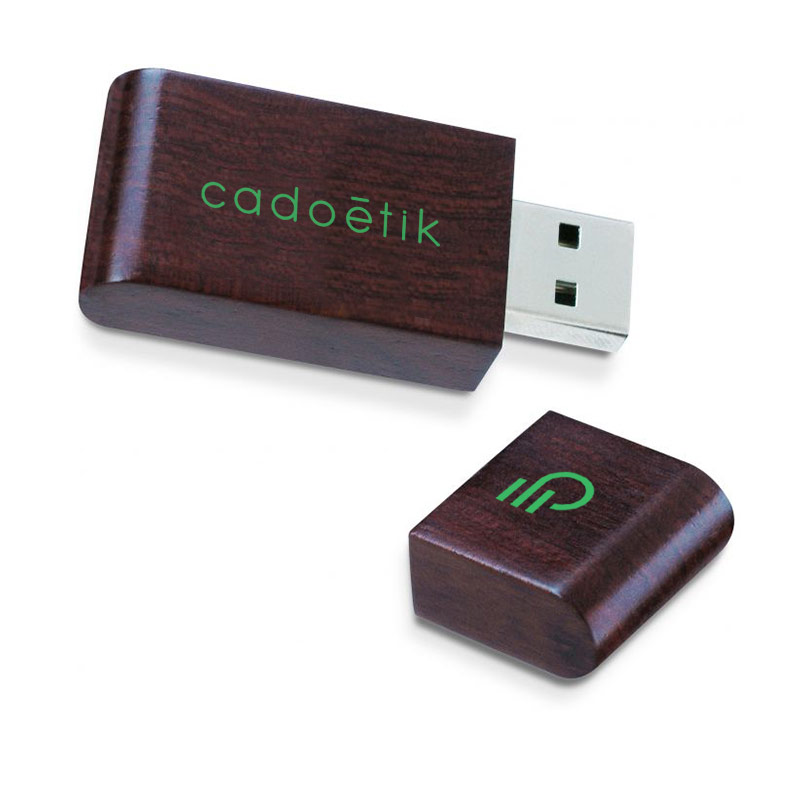 Clé USB publicitaire écologique Natura - Cadeau publicitaire écologique
