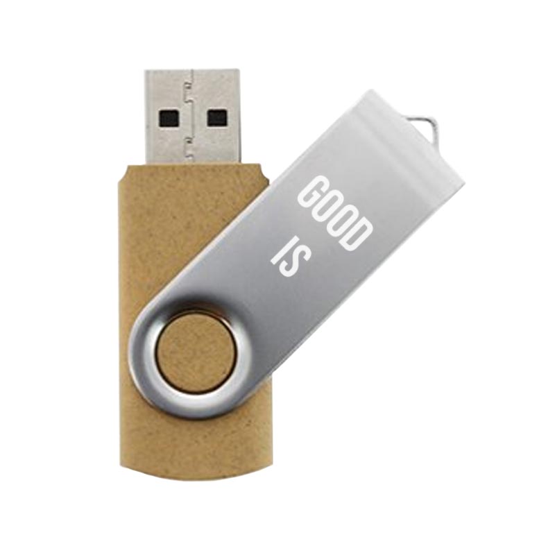Objet publicitaire écologique - clé USB personnalisable VG- Mettle