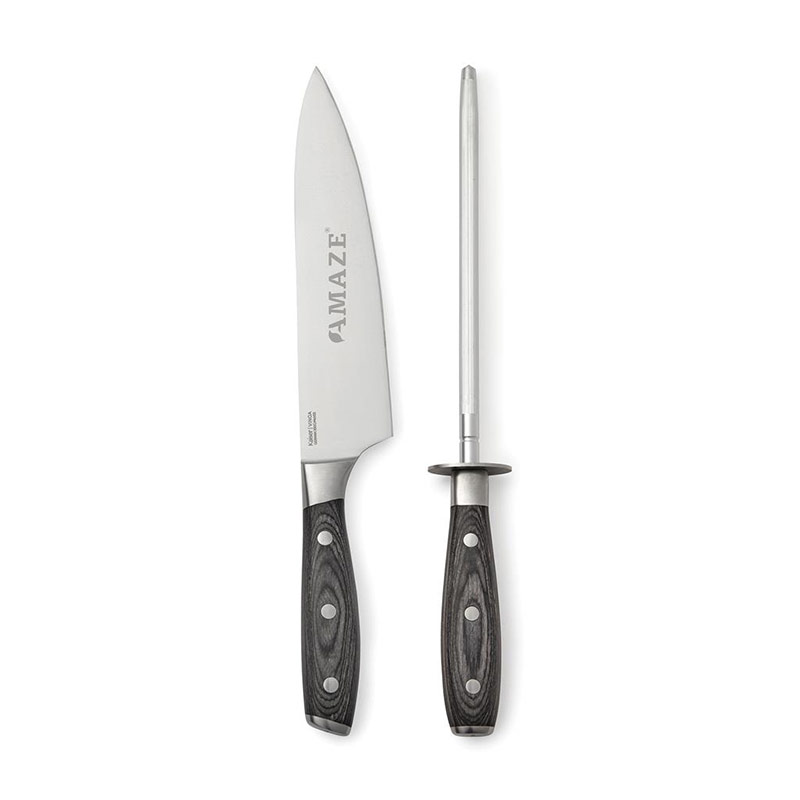 Kit couteau de chef et fusil en inox Vinga Kaiser_3