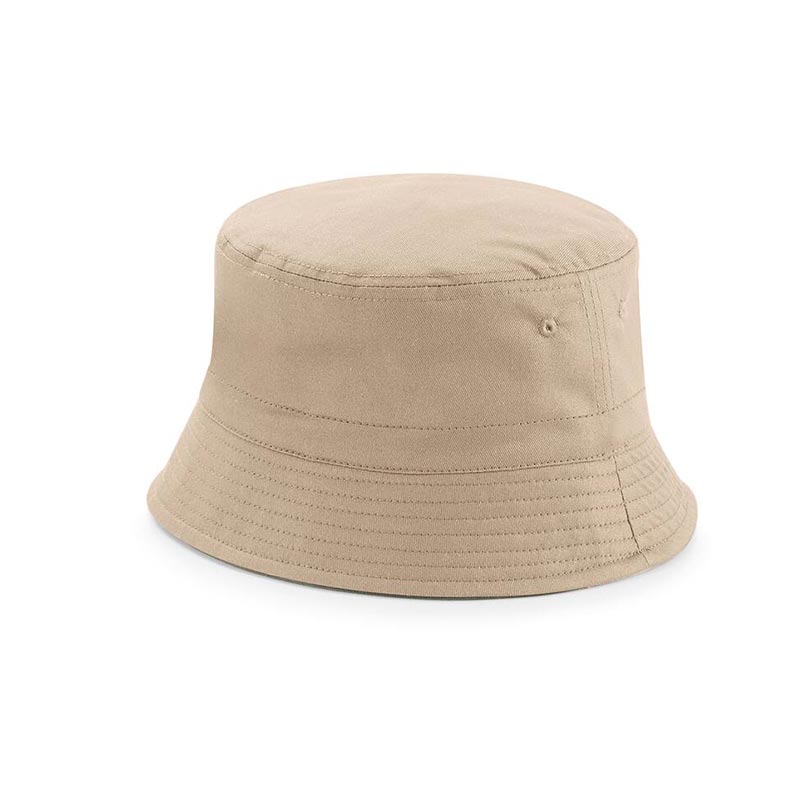 Chapeau publicitaire Bucket - chapeau personnalisable noir/gris clair