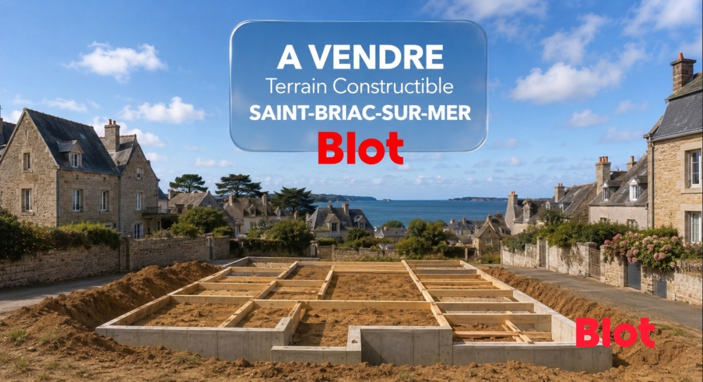 Terrain 1117m2 Saint-Briac-Sur-Mer