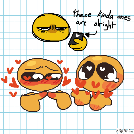 cute love cursed emoji