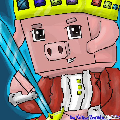 🐷👑Technoblade❤️💗 - FlipAnim