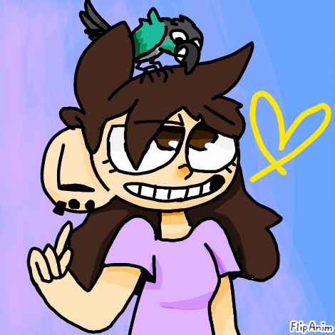 Painting Ari! from Jaiden Animations 