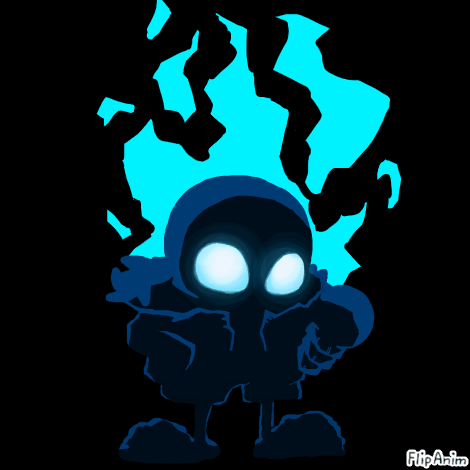 INDIE CROSS  Sans (Nightmare) - FlipAnim